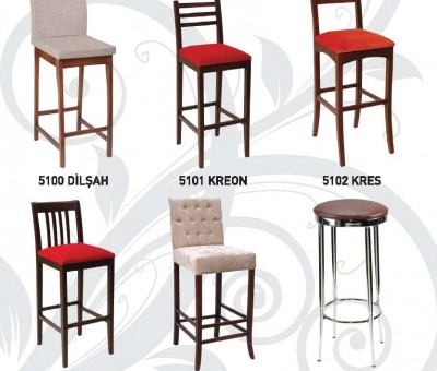 5100-Dilsah-5101 Kreon 5102 Kres 5103 Lama 5104 Uraz 5105 yüksek Bar Sandalyesi
