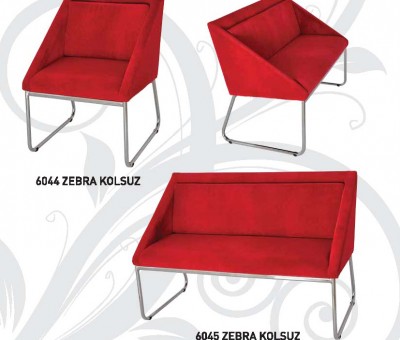 Kanepe Zebra Kolsuz 6044 – 6045 Kırmızı